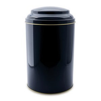 Puszka `Plain Czarna` okrągła 1kg